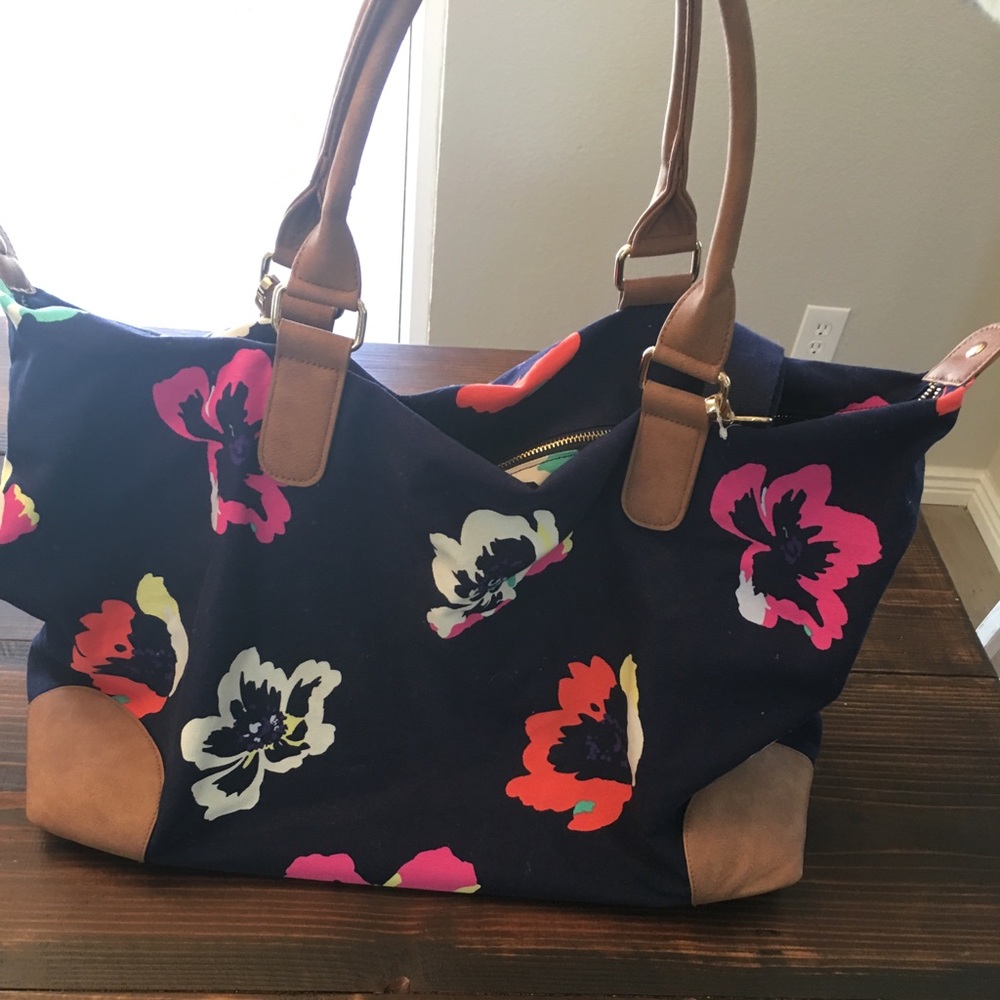 Floral Weekender Bag
